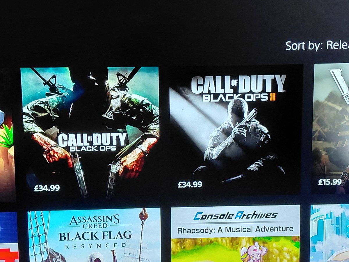 jameslambert18's tweet photo. (Gasp) the PS5 Black Ops ports stealth released and...how much? https://t.co/k3B2wkzzj6