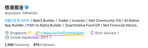 DeJoy_io's tweet photo. [Good news] 📢

I noticed that your X bios now feature DeJoy — this is a great way to help spread awareness and support the ecosystem. 🔥   @littleboyy_1 @JuxtH94128 @dbeast_001 @ipodsen 

In the future, once you have your own independent Space and a solid follower base, you can also add your DeJoy Space invite link to your X bio or website, just like our Fourth KOL.

He has already generated over $10,000 in revenue from his Space with around 150 followers by providing stock trading strategy insights to his community. This is a great example of how creators can build their own communities, provide value, and discover business opportunities — not limited to Web2 or Web3. 🚀

As a thank-you for the contributions of our four Builders, we will provide a small airdrop reward this week. 🎉

Keep building, keep growing! 💪🔥
#DeJoy #Community #Builder #Space