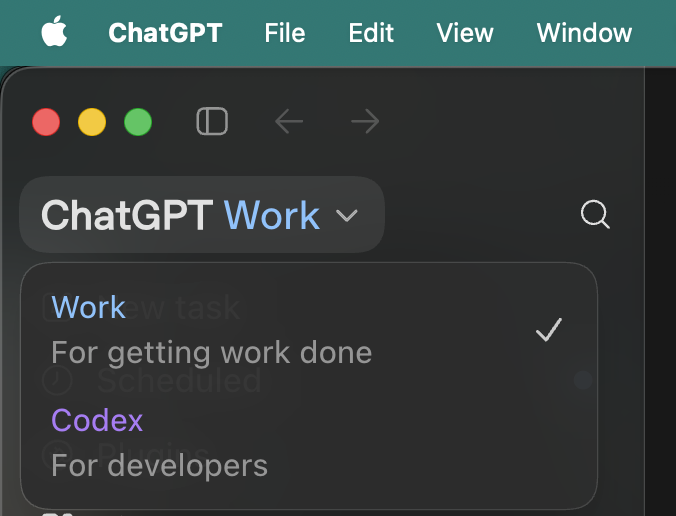 maxifirtman's tweet photo. OpenAI se mandó la peor migración de apps que vi en años. Juntó ChatGPT con Codex como se esperaba pero es super caótico el proceso y el rebranding.

Sepan que puede ser algo medio raro hasta que lo tengan funcionando.

👉Te bajás la app ChatGPT (nuevo nombre) pero el instalador e ícono del instalador sigue diciendo Codex.
👉"Codex is now the ChatGPT app" es una frase mal armada. La app de codex es la que cambia de nombre, Codex sigue como modo y marca dentro.

La información chequeada es 👇

Queda una sola app de escritorio: ChatGPT

Modos dentro de la app:
1️⃣Work (solo para usuarios pagos)
2️⃣Codex

La vieja app de ChatGPT: queda renombrada como ChatGPT Classic pero la idea es que se vaya.

Otra cosa quedó muy confusa, en la web hay 3 lugares para descargar la misma app (pero no te avisa que es la misma app): ChatGPT Desktop, ChatGPT for Work y Codex. 🫠