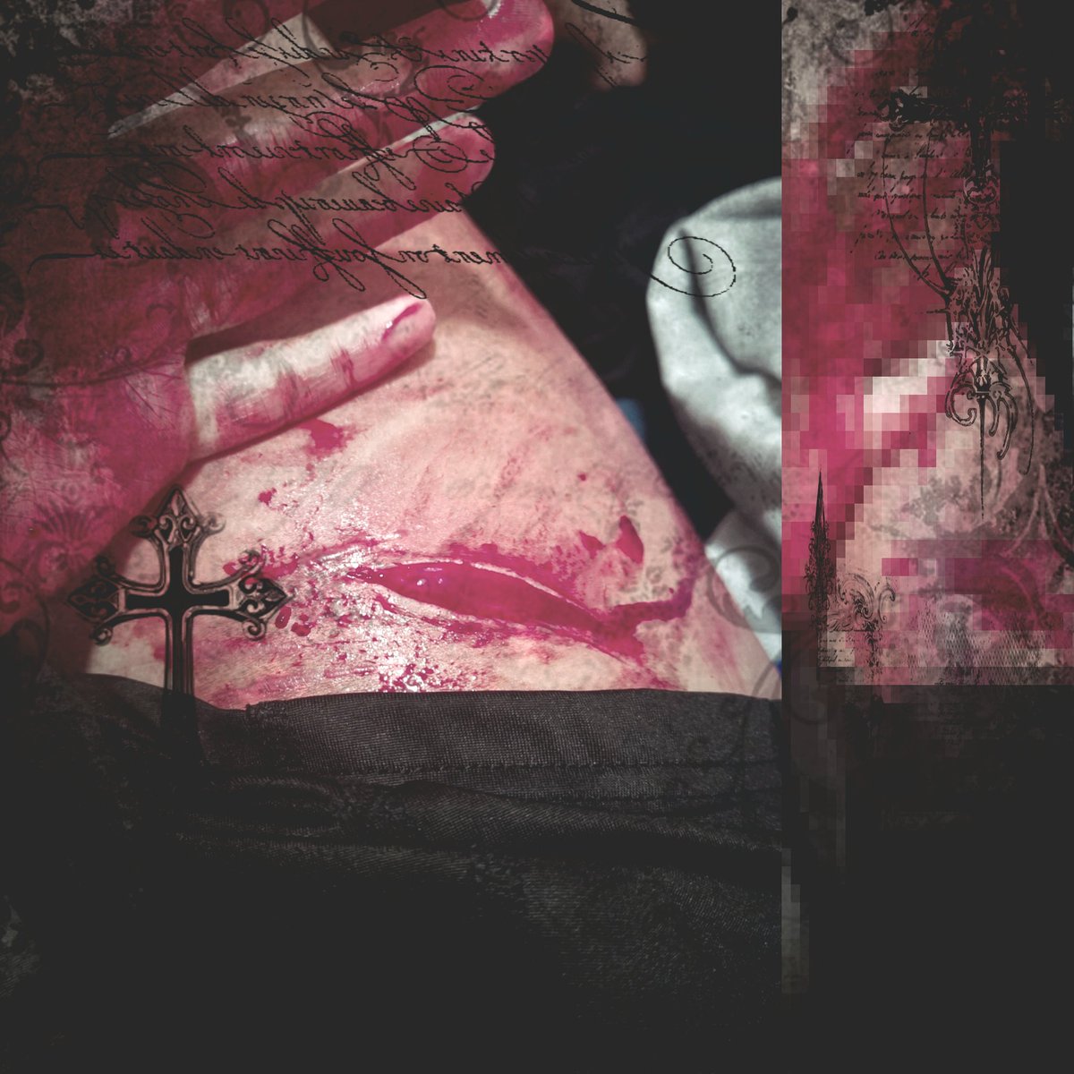 KaseV101's tweet photo. baby beans FAKE SFX MAKEUP #shedtwt #slittwt #shtwt https://t.co/nAGvkXjAr7