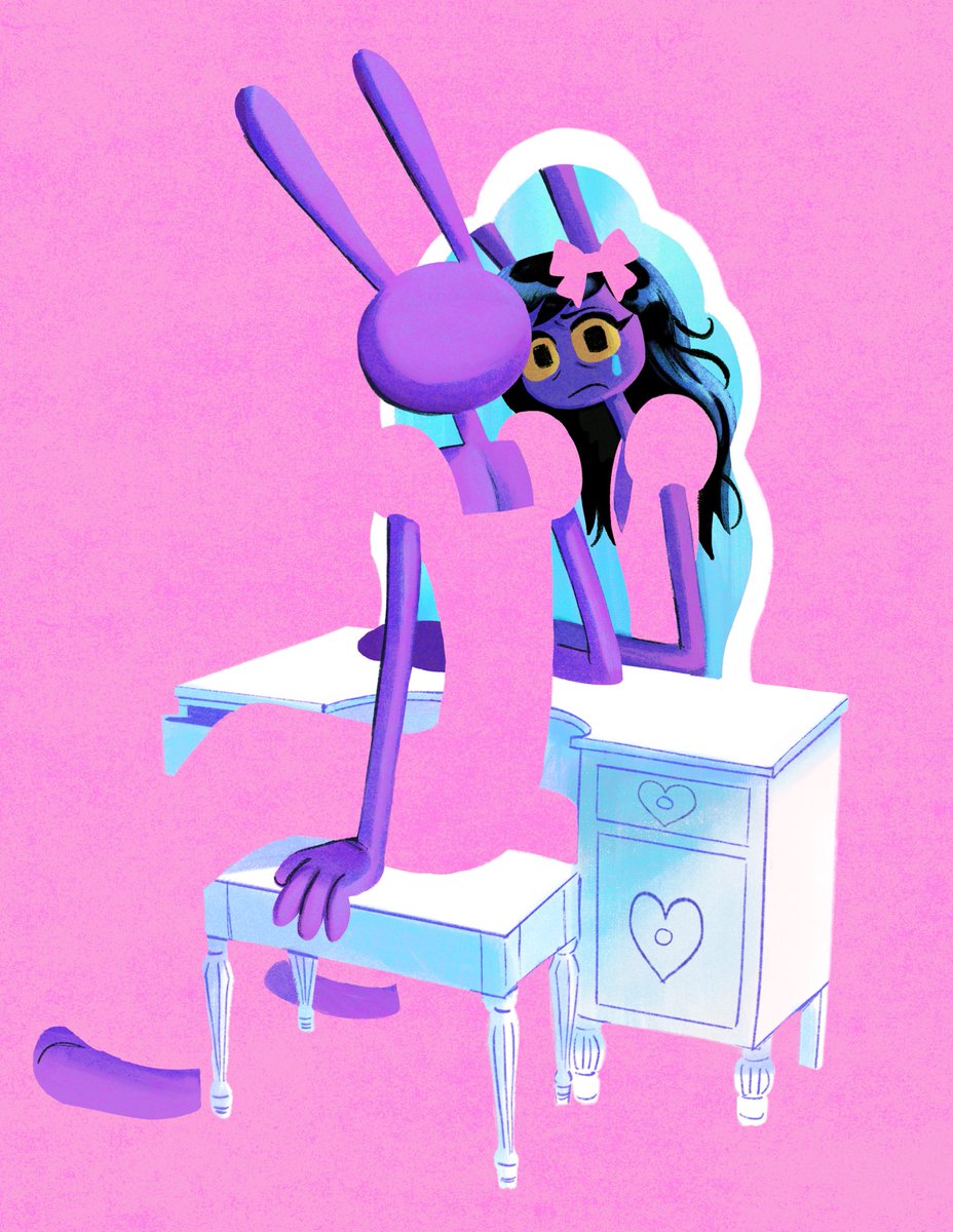 flandrepudding's tweet photo. inspired by Coles Phillips’ Fadeaway Girls illustrations 🌸 https://t.co/mZD8zTwniY