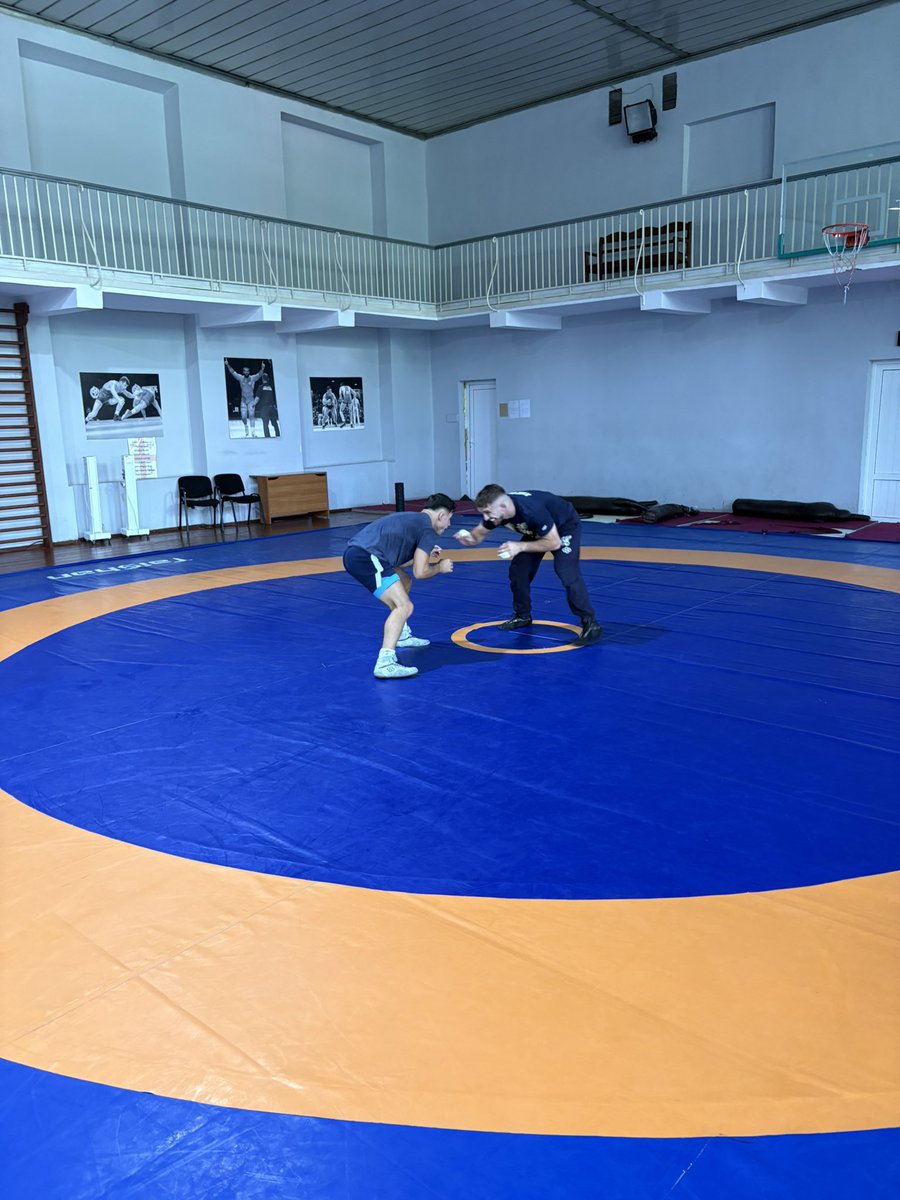 cwcunningham1's tweet photo. 2 days out from go time- special shout out to Joe, Josh, and Cole for making the trip to help the guys get ready. #RAFwrestling https://t.co/9Mc4RlKIv5