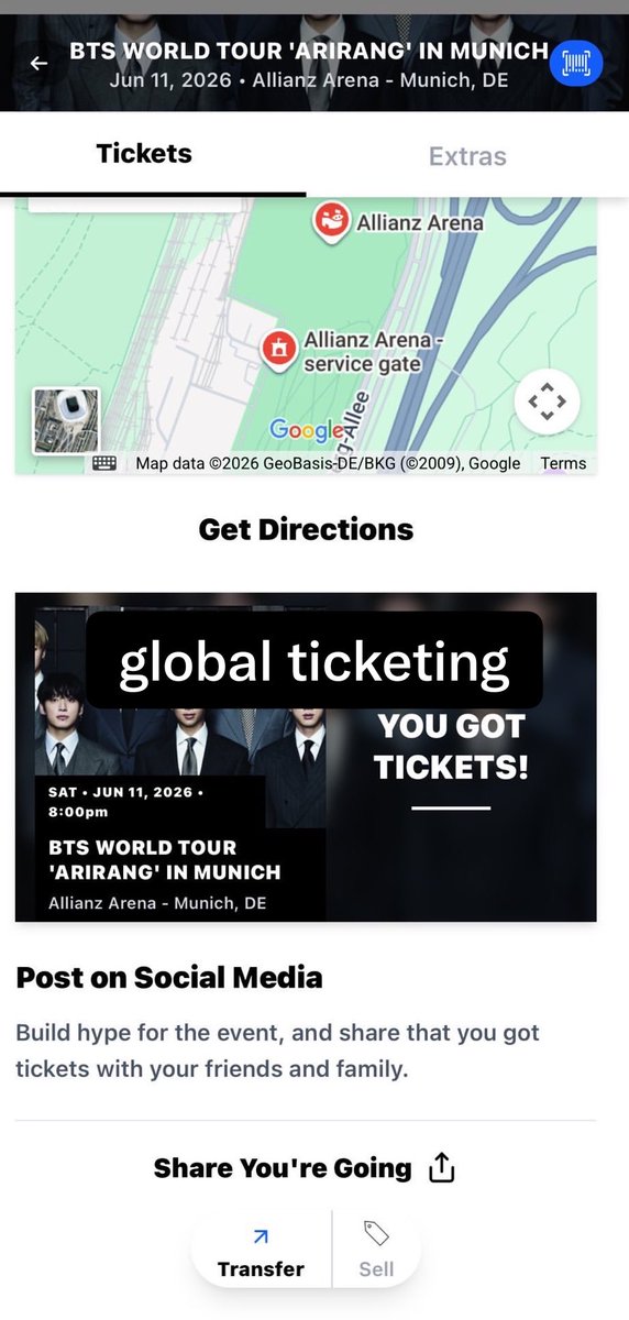 SoriProxyVault's tweet photo. I managed to get closer seats and I WTS 3 of  my Sat, Jul 11th BTS  Germany 🇩🇪 Tickets in Allianz Arena - Munich, DE

Time: 8:00pm

I’m asking for €150 each! 

Pls dm me if you would be interested!!, also I can negotiate the price. https://t.co/9xDeQcezv7