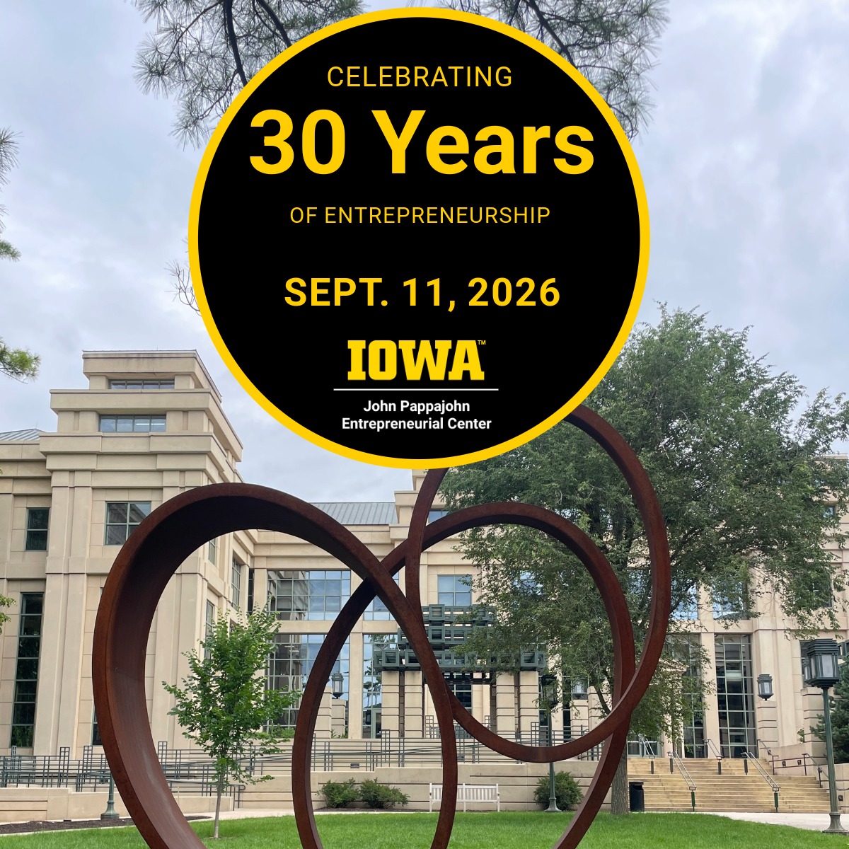iowajpec's tweet photo. Join entrepreneurs, alumni, business leaders, students and supporters as we celebrate 30 years of the University of Iowa John Pappajohn Entrepreneurial Center.

🎉 Open to the public.
🤝 Networking opportunity.

Register today: https://t.co/wmImbQLeKR

#IowaJPEC #JPEC30 https://t.co/52QfHKgdXe