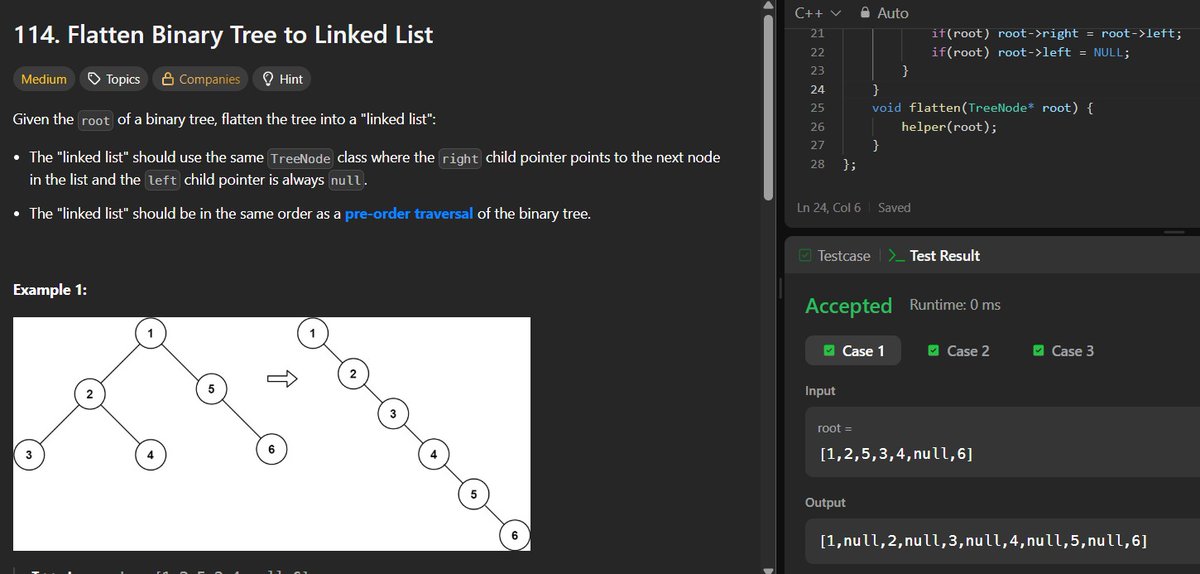 lil_meee15's tweet photo. 📅 Day 39 - #SDESheetChallenge

✅ POTD: Path Existence Queries in a Graph I

✅ Completed  problems from the Binary Trees list

@striver_79  

@takeUforward_ https://t.co/cD2DVSBGWb