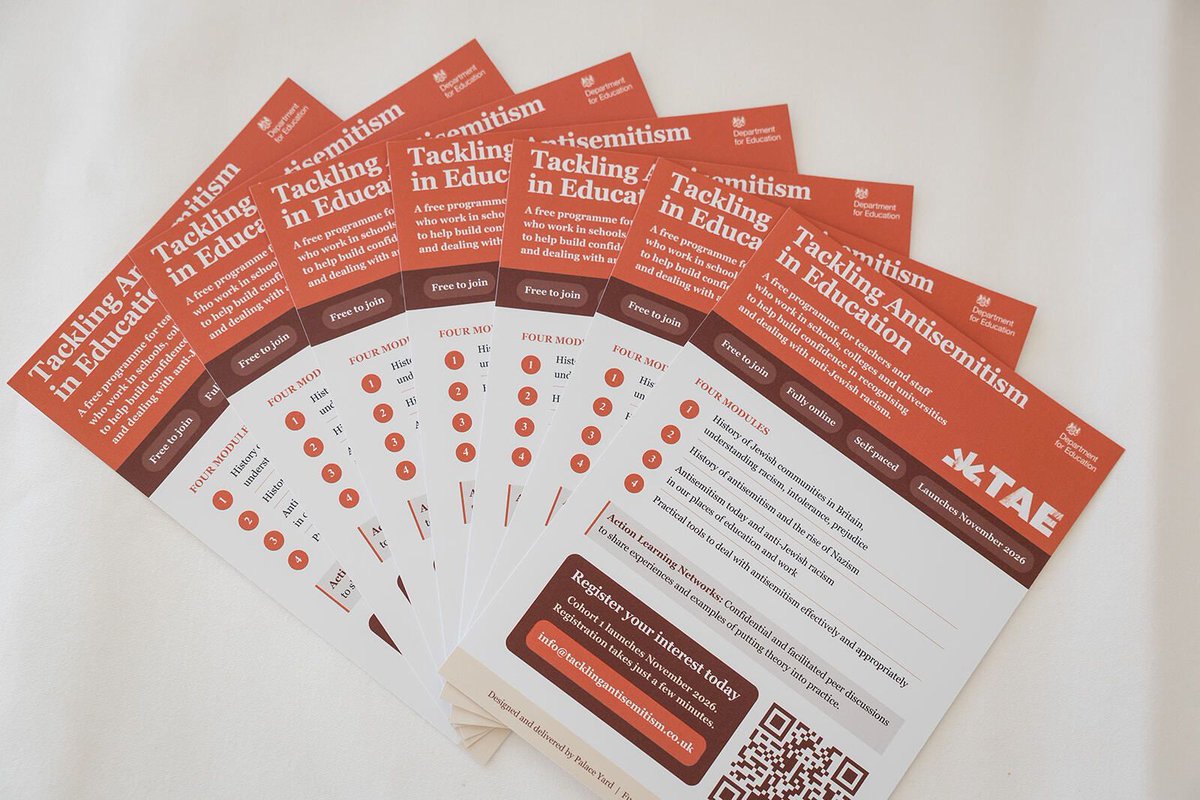 munirawilson's tweet photo. Antisemitism has no place in our schools or our society. Proud to support the launch of the new Tackling Antisemitism in Education programme—a free four-part online course available to all schools from 1 November. @APPGAA https://t.co/fIJZRPlIbI