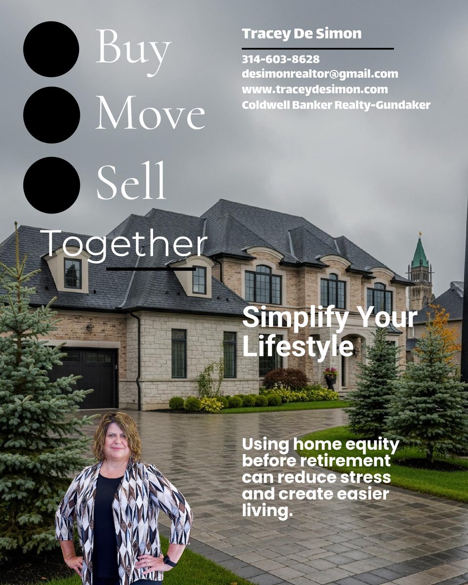 traceyds's tweet photo. Unlocking home equity by selling before retirement gives many St. Louis homeowners more freedom, easier living, and a bigger cushion for the years ahead. 

Would you ever tap your equity this way? https://t.co/nioU2FneAF