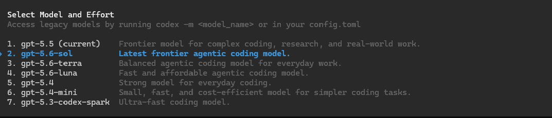 LudiHerry's tweet photo. @OpenAI 更新到了Codex CLI 0.144.0���本之后就看到了🤩✌️ https://t.co/VjljP6sqvu