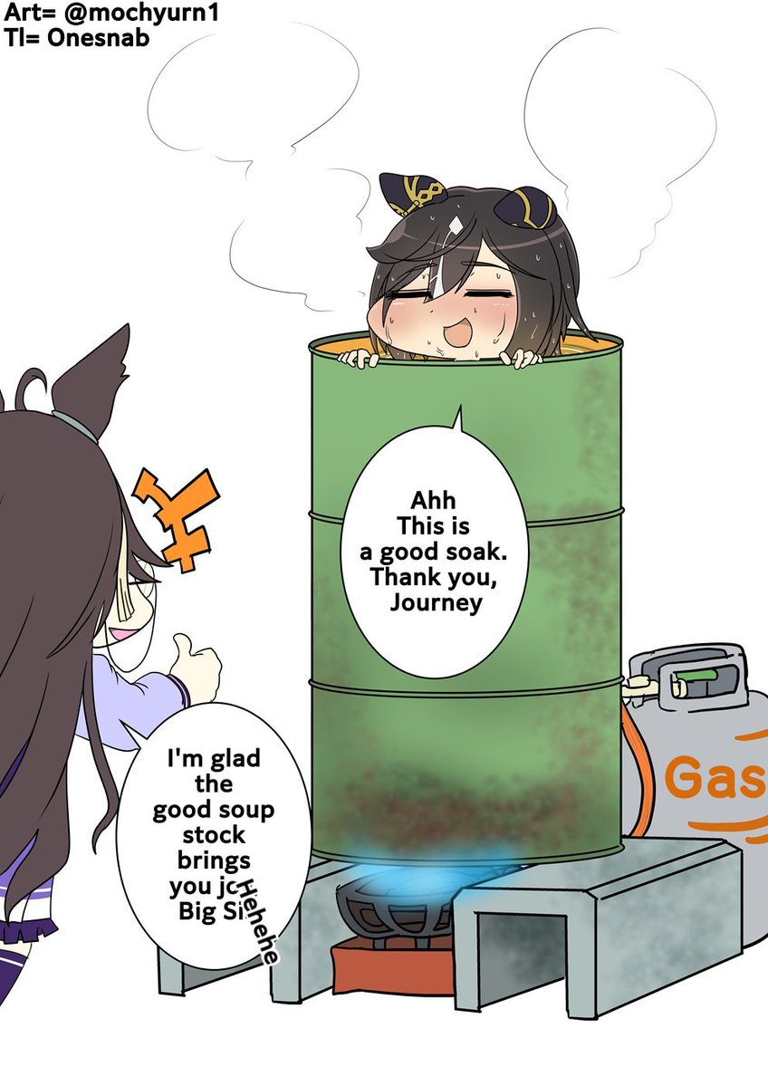01s_nab23's tweet photo. Art by = @mochyurn1 
TL:EN 
"[Tracen-ken Rumor] Word on the street is that Dream Journey occasionally serves a dish called 'Stego Ramen'. 
※ This is strictly just a rumor" 
#ウマ娘 #Umamusume #ウマ娘英訳 #UmaTranslations https://t.co/WnWxAiJ3Tx