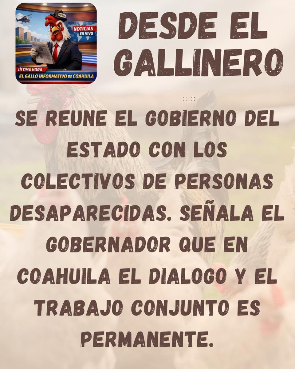Galloinforma's tweet photo. Se llevó a cabo reunión entre el Gobierno del Estado de Coahuila y los Colectivos de Desaparecidos para verificar avances y estatus de los trabajos. El Gobernador del Estado informó que el trabajo es coordinado y permanente con los colectivos. #coahuila #colectivos #desaparecidos https://t.co/qGQcKvsIgg