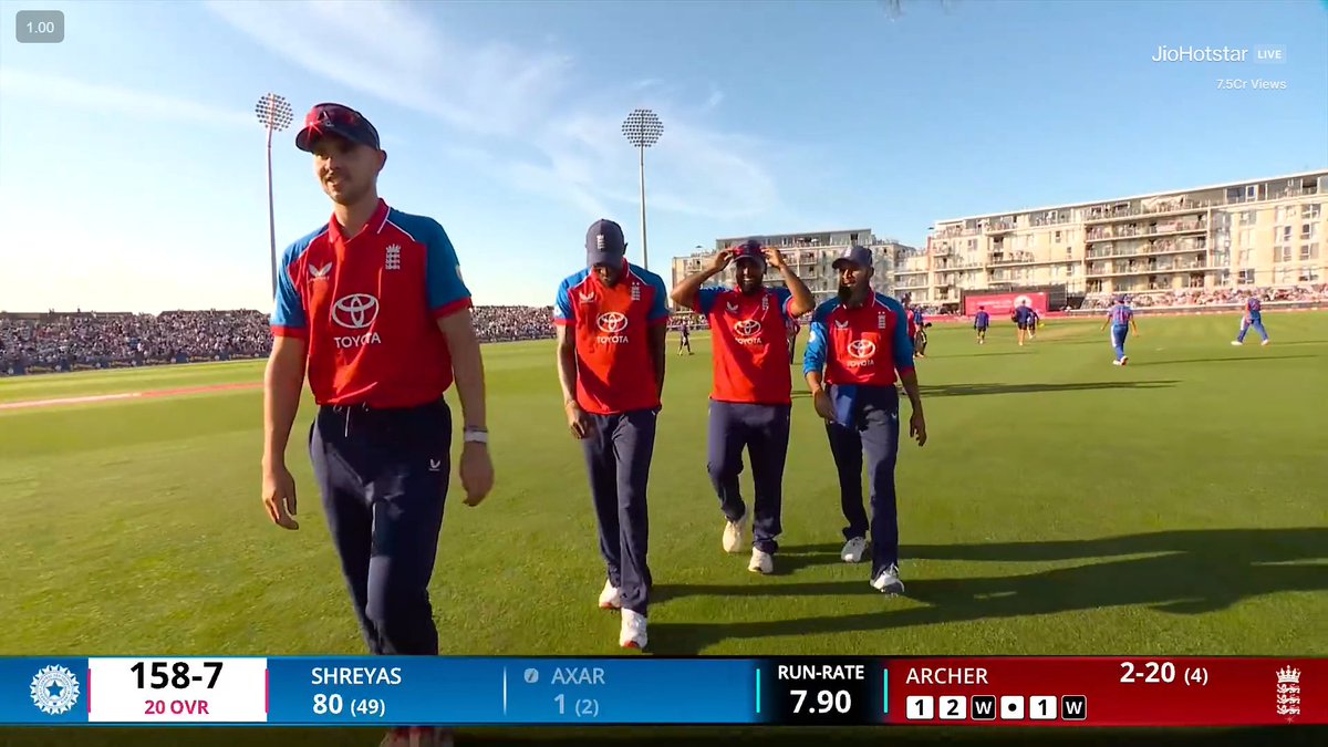 TukTuk_Academy's tweet photo. England needs to chase 98 runs in 16 overs rest 60 runs will be scored by Prasidh Krishna for England in 4 overs. https://t.co/G5N43brRwK