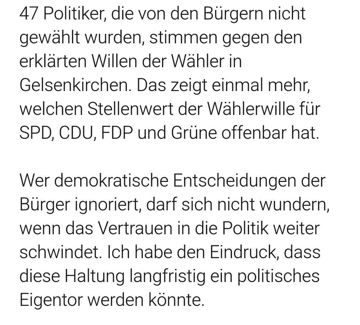 Z41409905178188's tweet photo. @LilitThyra Also...von den Bürgern gewählt von den politischen Gegnern abgewählt...soso
Das zeigt die wahre Demokratie der alt Parteien. https://t.co/QkU1DlUvQ4