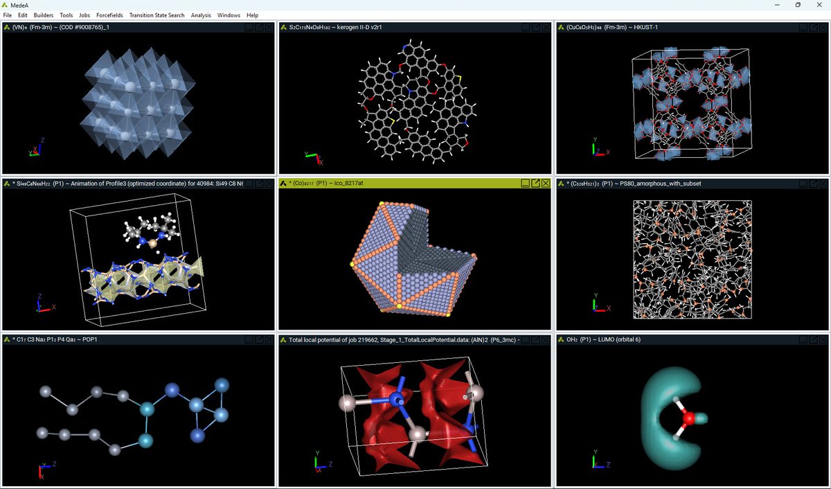 MedeAsoftware's tweet photo. Software Release: MedeA 3.13 – Atomic Insights at Scale 
🔹NEW ML Property module for AI-powered property prediction beyond conventional DFT
🔹 VASP 6.6.0 integration
🔹 Enhanced PhaseField capabilities
🔹 Advanced analysis &amp; visualization
🔹 OVITO export
https://t.co/hkZwPCzl8j https://t.co/quEHejNNZt
