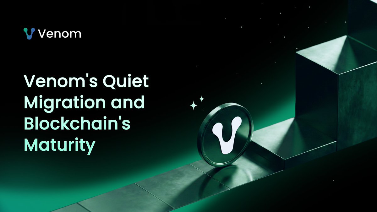 VenomFoundation's tweet photo. ➡️ Migrate Your Venom Tokens ➡️

The new Venom mainnet is live following a flawless migration.

Holders can now perform a simple 1:1 swap of their tokens through the official migration portal. There are no address changes and everything is running seamlessly.

🔗 Portal: https://t.co/GI2bbMIBsD

✅ The old chain will remain active for 6 months, so you can migrate at your own pace.

📝 Our CEO, @louis_tsu , just wrote an essay on what Venom's migration means for the industry, check out the full details here: 👉 https://t.co/GHPH7JOFiu