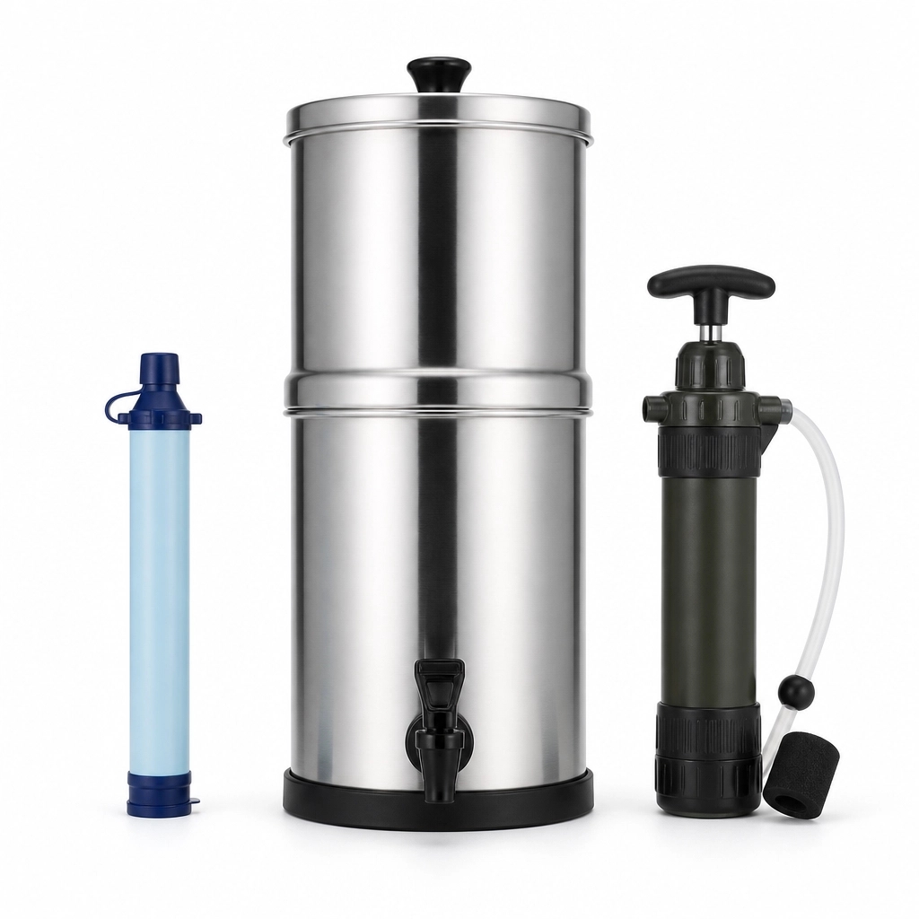 PrepperFinds's tweet photo. Clean water is your top priority. Whether it's a portable straw or a gravity system, the right filter ensures self-reliance. Don't wait for an emergency to secure your supply. 💧

#Prepping #WaterFiltration #Survival #OffGrid https://t.co/BKlFUoowso