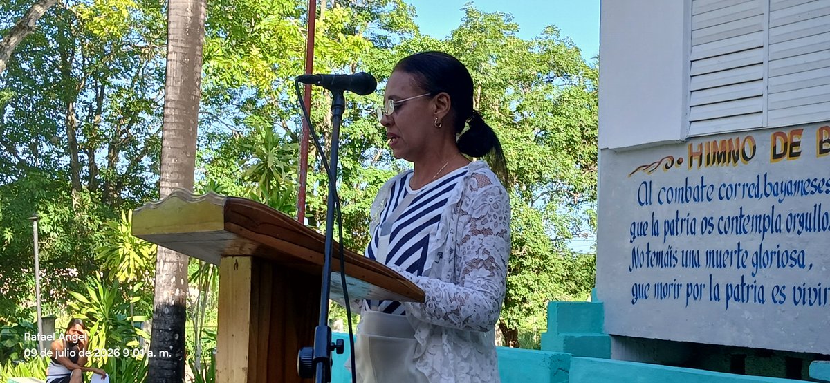 RafelAngelGonz1's tweet photo. El municipio #Jobabo  #EducacionProvincialLasTunas fue sede del acto provincial por el fin del curso escolar 2025-2026. El escenario fue la Escuela Secundaria Básica 30 de diciembre. Espacio para estimular trabajadores e instituciones educativas. https://t.co/xQwL4bo2bQ