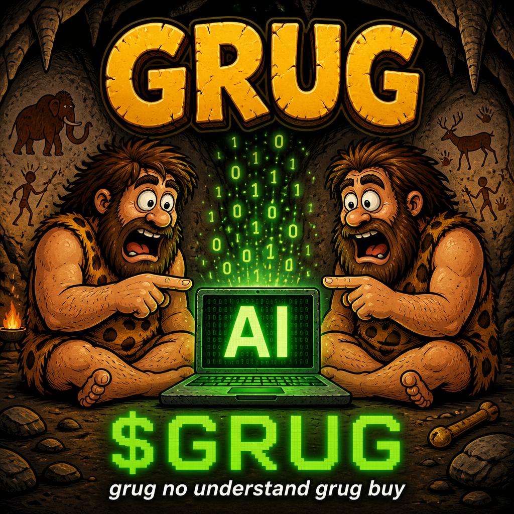 theGRUGcoin's tweet photo. 🪨 Day 1 in the cave. ✅

Grug launched.
Grug built website.
Grug made Twitter.
Grug made Telegram.
Grug no sleep.

Tomorrow grug do it again.

This is the way. 💎

CA: HQPJLdcnqwqcwJjjAR16wkTN42rwh3fqAYeidzpKpump

#GRUG #Solana #memecoin #Day1 https://t.co/oOSdNS1BOg