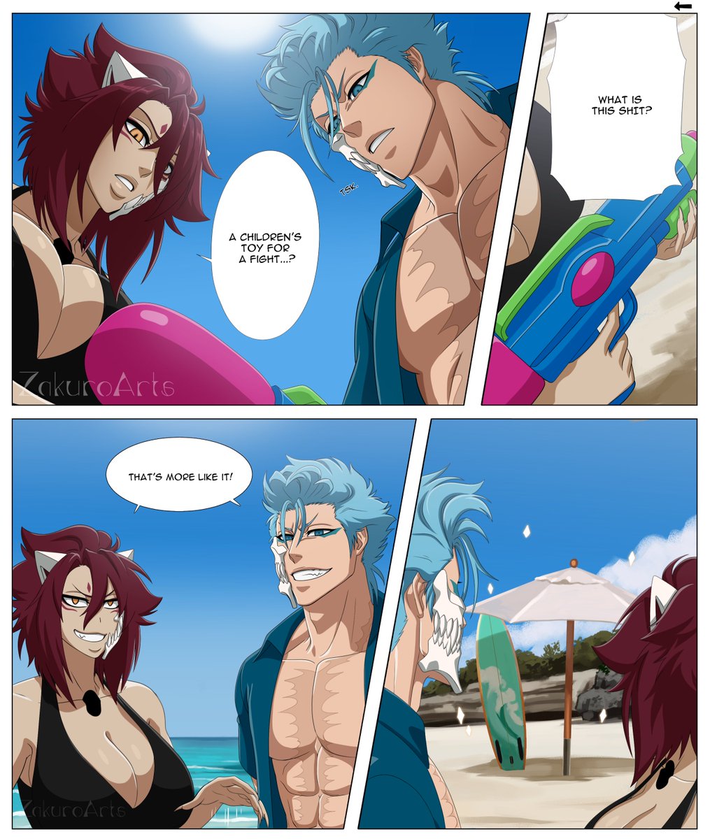 ZakuroArts's tweet photo. Part 1 for BLEACH Thousand-Year Water War 🏖️

and of course they are #TeamHuceoMundo ✨ https://t.co/uwpQgzsTmr