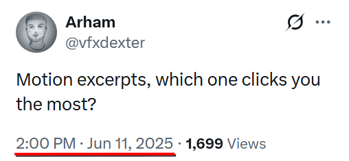 vfxdexter's tweet photo. interact, lock in, one year since I posted.

more on my creative output tomorrow!♻️ https://t.co/4yqDjPKqVg