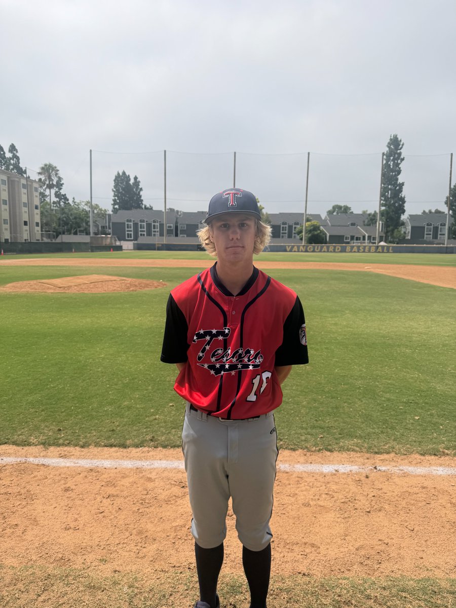 FiveToolCA's tweet photo. F: Titans Baseball Club 5, Ghost Badlands Black 0
PoG: Cole Stevens 4 IP, 5K, 2H https://t.co/URT88MVfk1