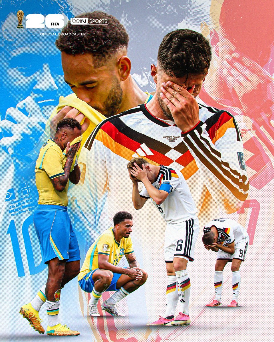 BundesInsider's tweet photo. 🇩🇪🇧🇷 Pela primeira vez na história da Copa do Mundo, nem Alemanha nem Brasil chegaram às quartas de final. 

(@beINSPORTS_EN) https://t.co/LL7ZpkIHnQ