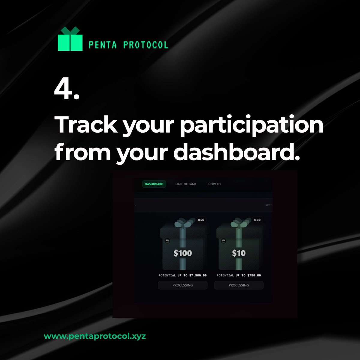 PentaProtocol_'s tweet photo. Get your wallet
Select a pack
Choose quantity
Confirm

That's it. https://t.co/9wpDvCHFvn