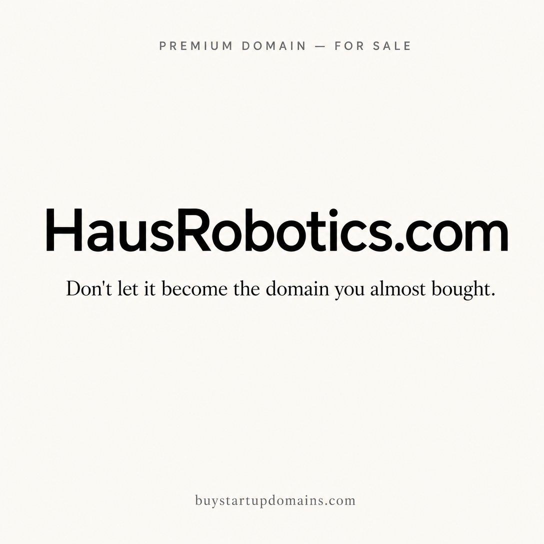 BSDdomains's tweet photo. Don't let https://t.co/zken2YCRtE become the domain you almost bought.

Premium, brandable .com built around one of the fastest growing sectors in tech.

https://t.co/BHb5h1fXVQ

@figure_robot @1x_tech @drjimfan @a16z

#Robotics #Humanoids #EmbodiedAI #PhysicalAI #DomainForSale https://t.co/5RQ6KLzhWd