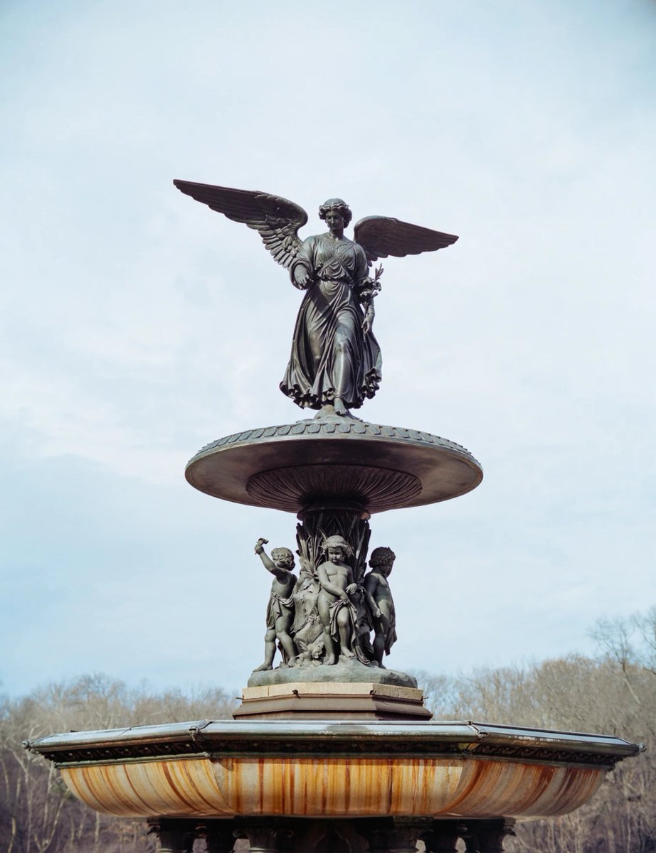 wlpekw's tweet photo. Strolling past Bethesda Fountain today. Central Park is seriously my favorite escape from the concrete jungle https://t.co/Nv3m8gKkEV