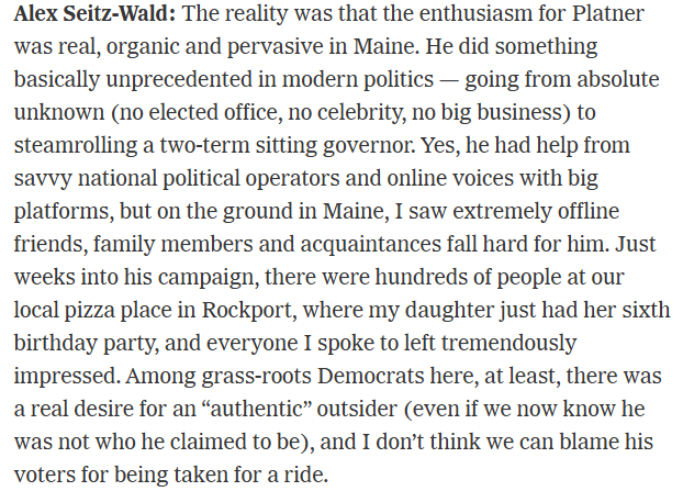 AnthonyMEmerson's tweet photo. Alex Seitz-Wald, as he so often does, eloquently lays out what so many Mainers saw in Graham Platner. https://t.co/wWBGvI0xDZ