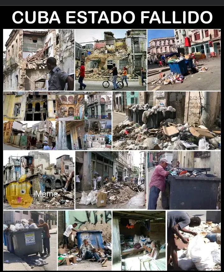 Kundejo's tweet photo. @MirandaJobeco Nadie respeta a un país donde manda un guarda espalda medio tarado que además le dicen el 🦀!
#CubaEstadoFallido https://t.co/OaNpS7hIBj