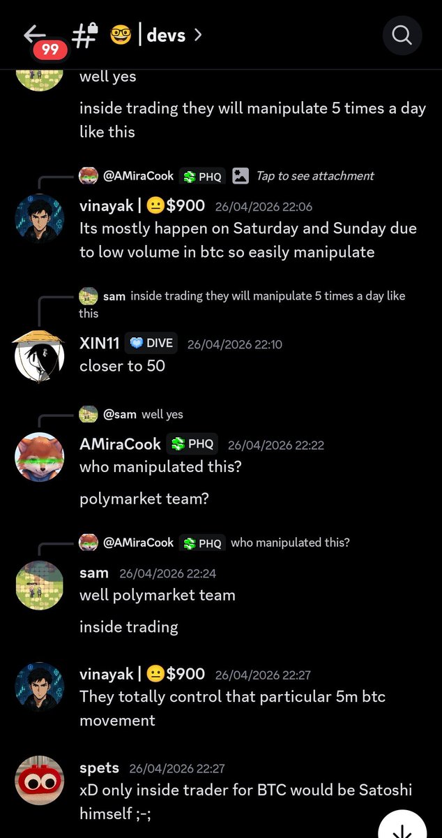 Vinayak Deshmuk (polymarket arc) tweet media