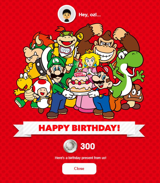 ozltv's tweet photo. thanks nintendo https://t.co/N59Al0I4oN