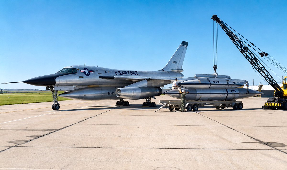 AlexAftermarket's tweet photo. B-58 Hustler bomber.
Restored and colorized old photos. Credit by Embase https://t.co/npwAKjxfGN