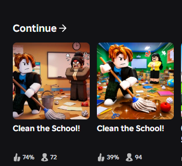 _k1xy's tweet photo. Someone copied my game idea and name.

The first image is the copied/stolen version, and the second image is my original game.

My game had around a 69% like ratio 2 days ago, but now it dropped to 38% and I’m not sure what’s happening. https://t.co/oRV4WLHknJ