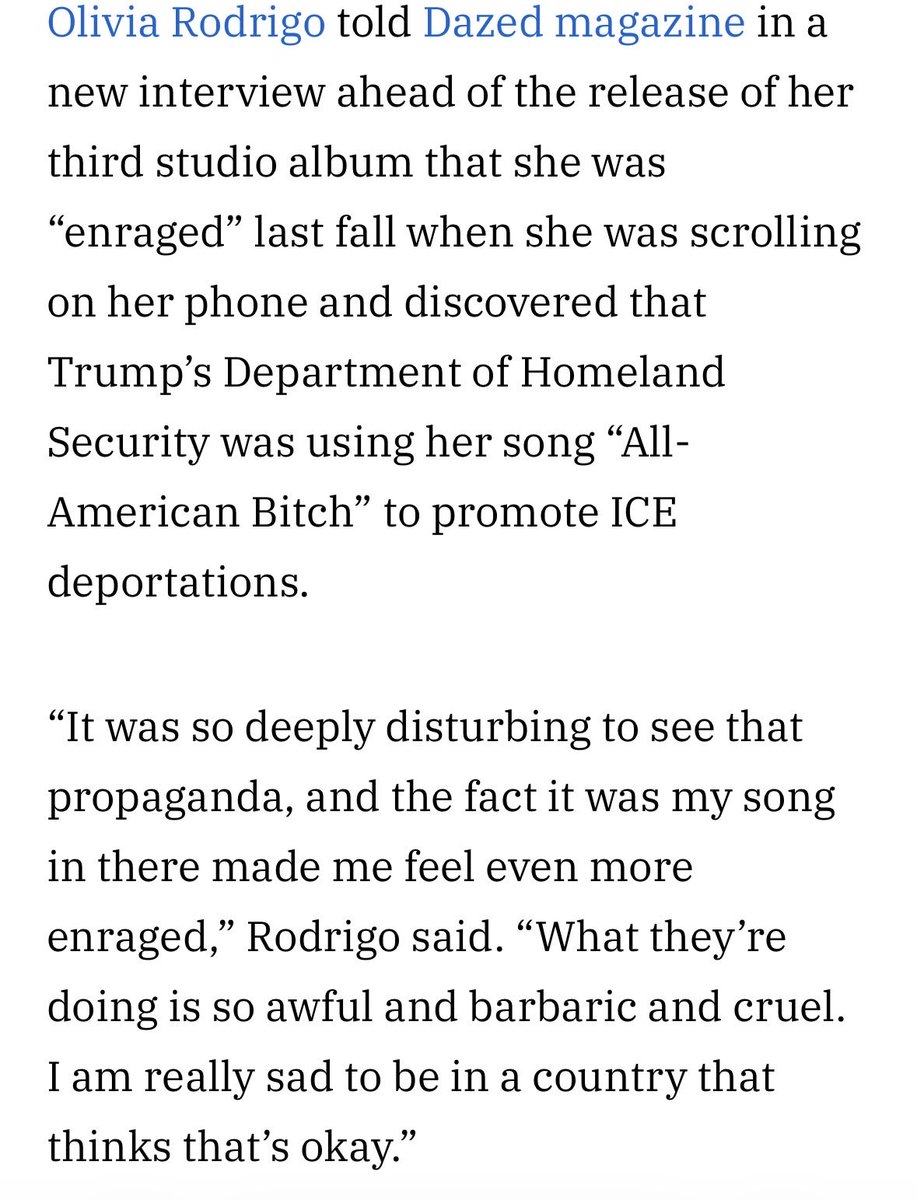 moonagexo's tweet photo. e a olivia alem de ter deletado um audio de deja vu no ttk pq o trump usou ja mandou o social media do governo parar de usar as musicas dela pra propaganda do governo coisa q a taylor nunca fez apesar deles ja terem usado musicas dela e ainda o poster da the eras com o trump https://t.co/dc7E7uLfaQ