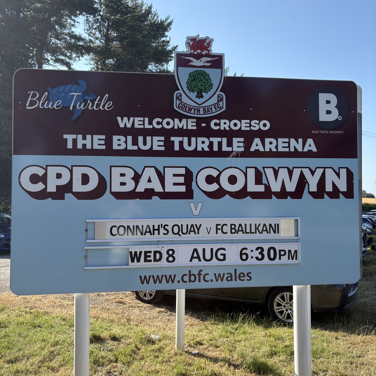 chris_sharp18's tweet photo. ⚽️ Game 2 of 2026/27
🏟️ Ground number 376
✅ Blue Turtle Arena, Colwyn Bay
🎟️ 08/07 6:30pm 
🏆 UEFA European Conference League
1st Qualifying Round 1st Leg

🏴󠁧󠁢󠁷󠁬󠁳󠁿 Connah’s Quay Nomads 0
🇽🇰 FC Ballkani 0 https://t.co/JXCuSUHgig