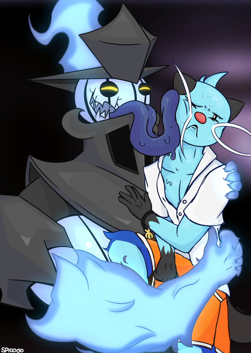 Sploogo's tweet photo. Chandelure knows just what to do with his unwanted guests!

#Chandelure #Dewott #Nsfw https://t.co/xhaE1QcR7j