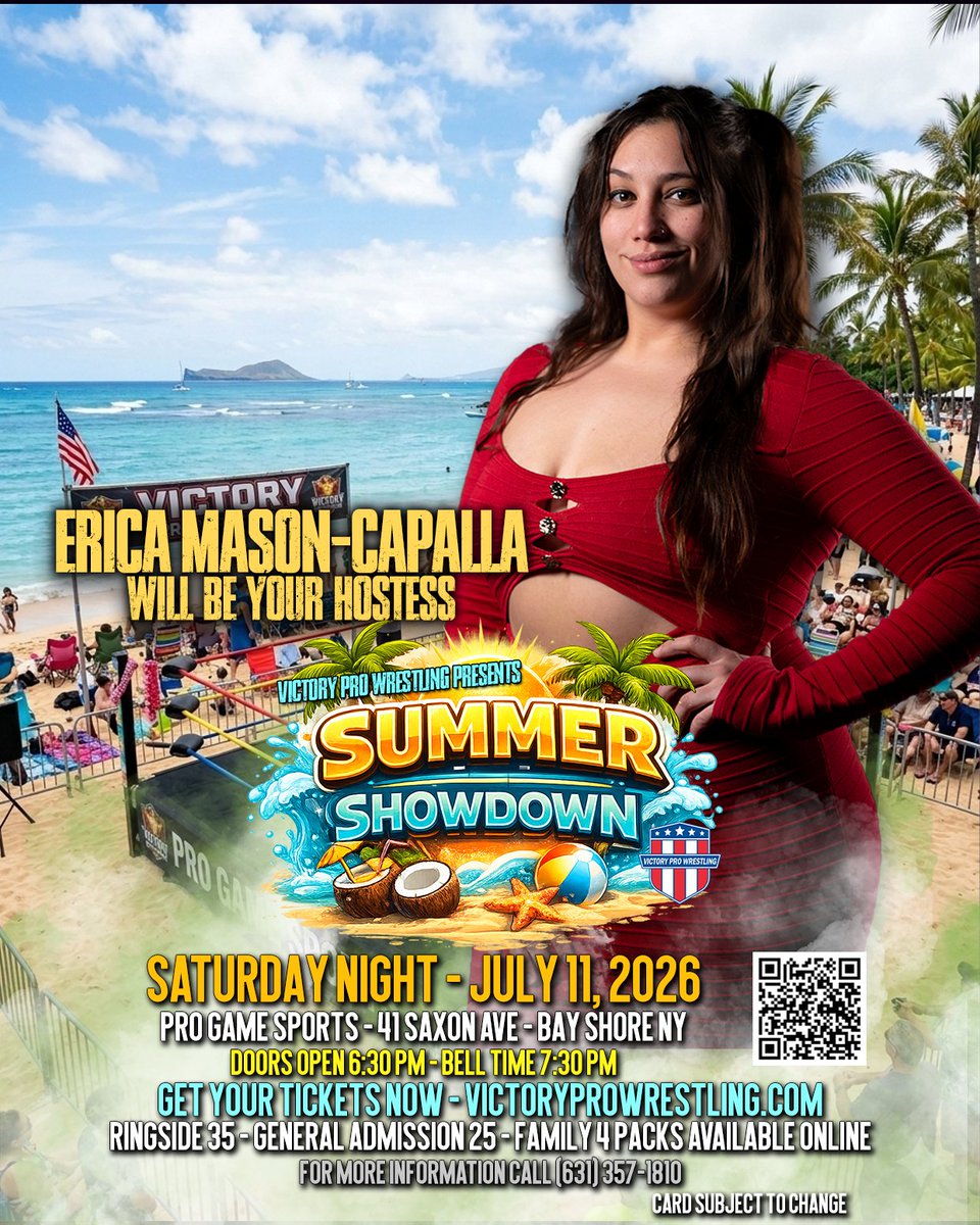 VPW_Wrestling's tweet photo. NESCONSET - Richie got their tickets to VPW Summer Showdown
Sat Jul 11 | Pro Game Sports in Bay Shore
Tickets on sale now: https://t.co/LB1mvUCrU6
#VPWLiveEvent #SummerShowdown #BayShore #ThingsToDo https://t.co/fWFz9mkVNV