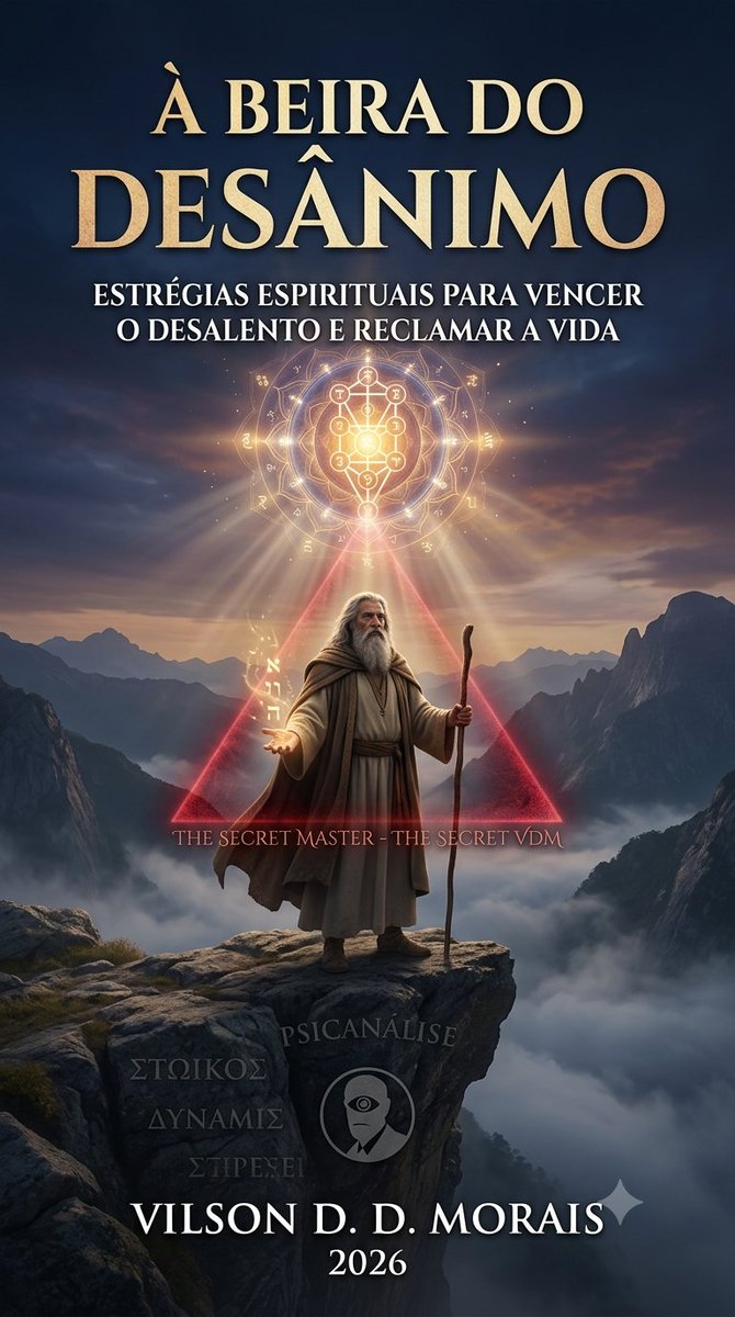 VilsonMo1's tweet photo. O desânimo paralisou sua vontade de agir? Entenda essa fadiga existencial não como fracasso, mas como um chamado para o realinhamento íntimo. Una Reiki, Psicanálise, Estoicismo e Cabala em 12 passos práticos. Acesse  (2026): https://t.co/oboSSqA7fs https://t.co/LDuXos8Pt9