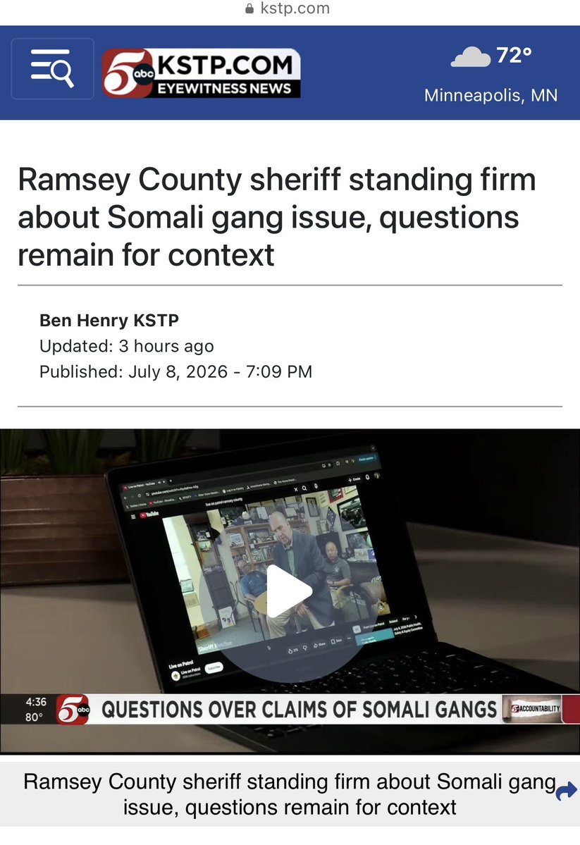 lizcollin's tweet photo. Why is it so hard for Minnesota’s mainstream media to just report this story straight like we do at @AlphaNews? https://t.co/rQN7EAa1Md