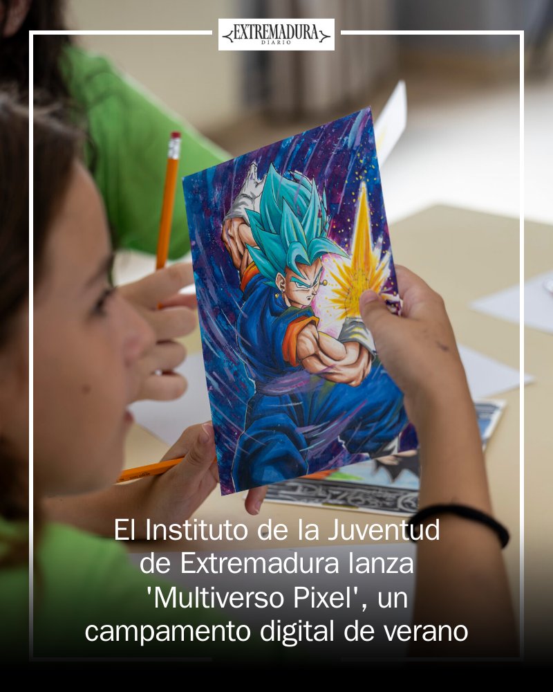 ExDiarioCom's tweet photo. 🎮✨ ¡Atención, jóvenes de Extremadura! El campamento ‘Multiverso Pixel’ ya está en marcha en Valencia de Alcántara del 9 al 10 de julio. Con torneos de e-sports, talleres de cosplay y más, ¡es la oportunidad perfecta para disfrutar y aprender! 🌟... https://t.co/rTcWQINRFH https://t.co/cXB4ezKoKE