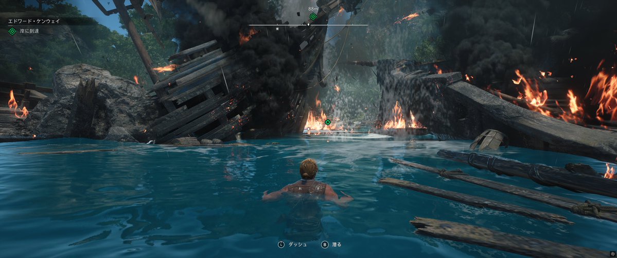 cazmani's tweet photo. #AssassinsCreed BlackFlagResynced。なげぇ。
ひさびさにタカの目や口笛使って遊ぶわ。キレイ。
過去遊んだか全く覚えてない。
描画のもたつきか、狭い街中の追尾カメラが原因か知らんが、
1時間半で酔った。
最近モーションブラーは基本OFF。でも酔うわ。
ゆっくりやるべ。 https://t.co/hJQNyRD1D7