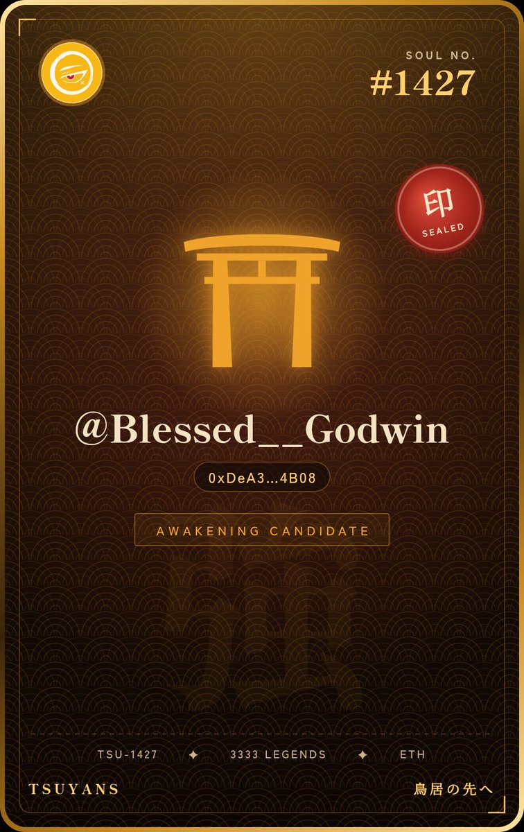 BLESSED__GODWIN's tweet photo. @tsuyans_eth Let go 🔥🔥 https://t.co/8XH60HZIEG