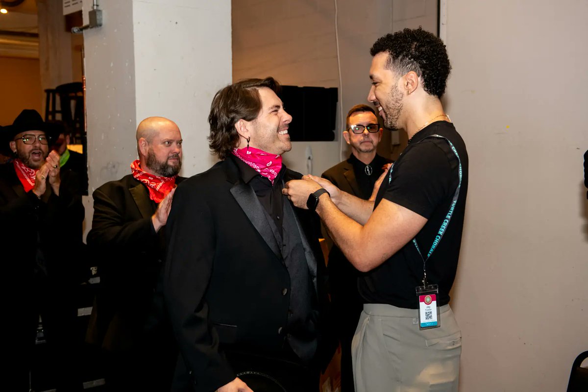 DMagazine's tweet photo. Photographer Bret Redman captured rehearsals and the Chorale's Meyerson performance, showcasing a celebration of Texas, LGBTQ+ pride, and music. https://t.co/SSppQoY0og https://t.co/uFXzfUz8vd