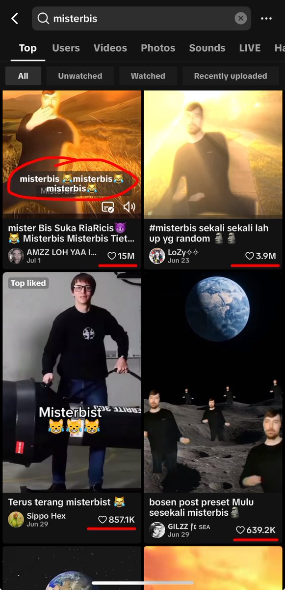 woozy_sol's tweet photo. the well known mrbeast dance (mrbeast rizz) meme from 2024 is making a huge comeback, pulling MILLIONS of likes on each post across TikTok and Instagram

i’m genuinely surprised this hasn’t ran already. feels like one of those obvious plays that run to millions just because its retarded and funny

this second wave of virality has people calling the meme “misterbis”

it reminds me of Hood MrBeast ($MrLean) that ran to millions a year ago, proving how strong the mrbeast narra can be

some examples;

https://t.co/eYqgmqHzdZ (102M views, 15M likes)

https://t.co/wIksEwhoRp (18M views, 4M likes)

https://t.co/kgcT7Z4Dyr (7M views, 900K likes)

dex at 10k

haven’t devved nothing in months, but felt like this had to be done