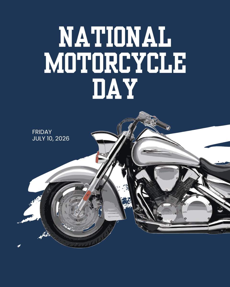 KBGInjuryLaw's tweet photo. To our fellow riders: Happy National Motorcycle Day. Today we celebrate the freedom of the open road – and remind everyone to ride safely.
#NationalMotorcycleDay #RideSafe #SharetheRoad   #MotorcycleSafety https://t.co/Nzvonn8fhR