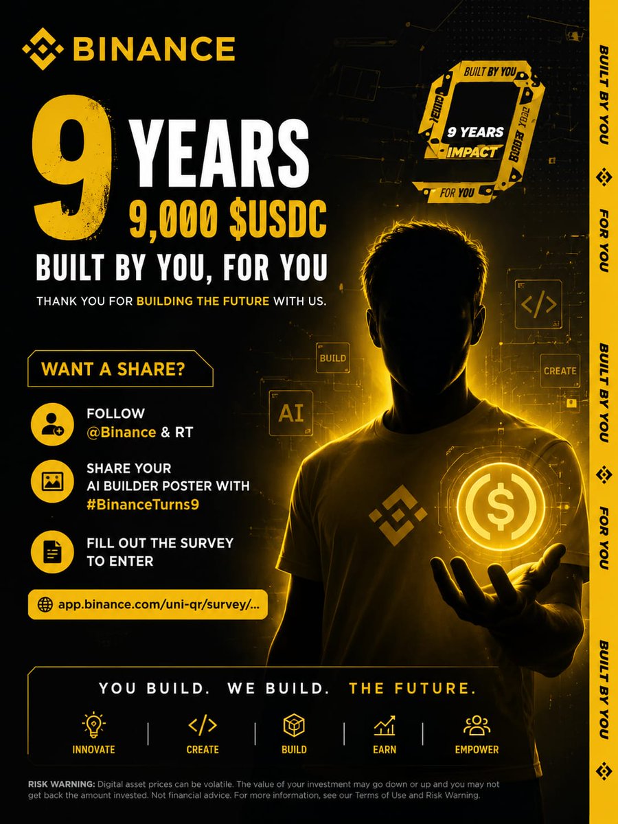 wajid3396's tweet photo. @binance #BinanceTurns9 https://t.co/GsSokB8Hsl
