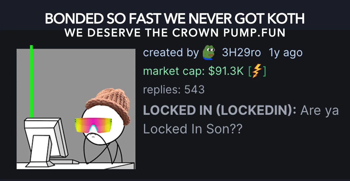 0Boundary's tweet photo. @Pumpfun @PumpfunEco @moonpay Locked tf in. GVZr8f8ySrfYPMjBwSvgY72EjfHPe39Pd6MiPcFVkj8Q https://t.co/z0N5PLzQVF