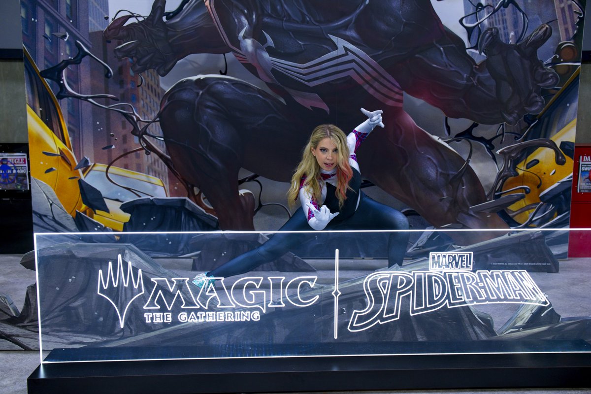 ZBexx's tweet photo. Remember when everyone said Marvel was the end of Magic? Anyway… 🕷️💅

Here’s me at MagicCon Atlanta, can't wait for Magic Con Amsterdam I'm definitely ON THE COUNTDOWN 🫪😬😳 (I NEED TO FINISH MY COSPLAY STILLLL OMFGGGGG)

📸: @CalTran2410

#gwenstacy #spidergwen #cosplayer https://t.co/l7MFEKYipn