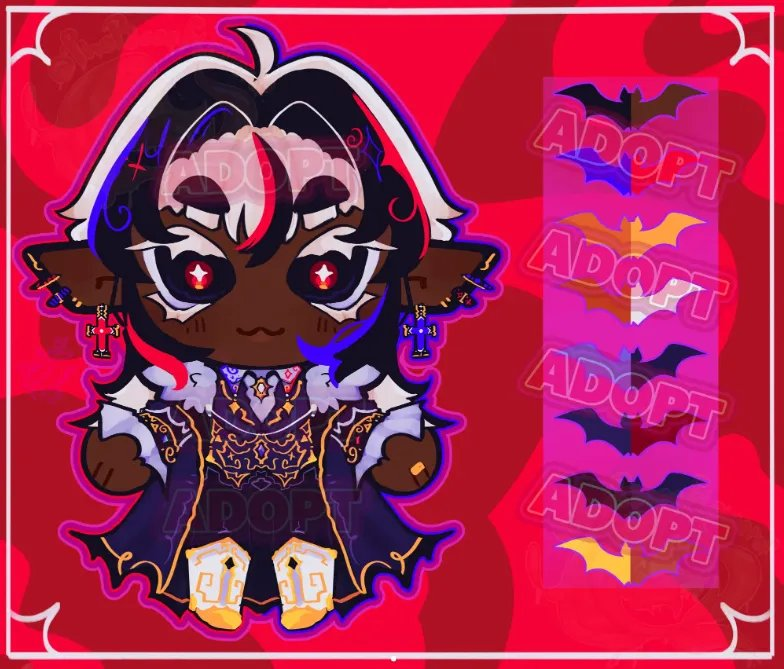 TheRoseFlowerof's tweet photo. โง Adopt โง 02 - Softy Vampire
USD $6.77 - R$34.68
#adoptable #vampireadopt #vgenadopt #digitalart #characteradopt #vampireart #characterart #design #vampire #Art https://t.co/52zsTsLwqG